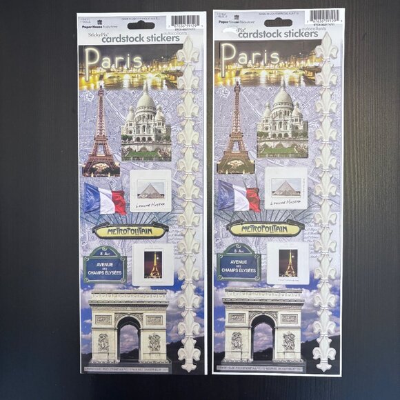 European Vacation Bundle of 8 Sticker Packs - Picture 2 of 9